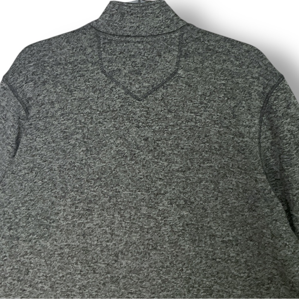 Eddie Bauer Men's Fleece Pullover Sz XL Half Zip Casual Gray - Picture 8 of 12